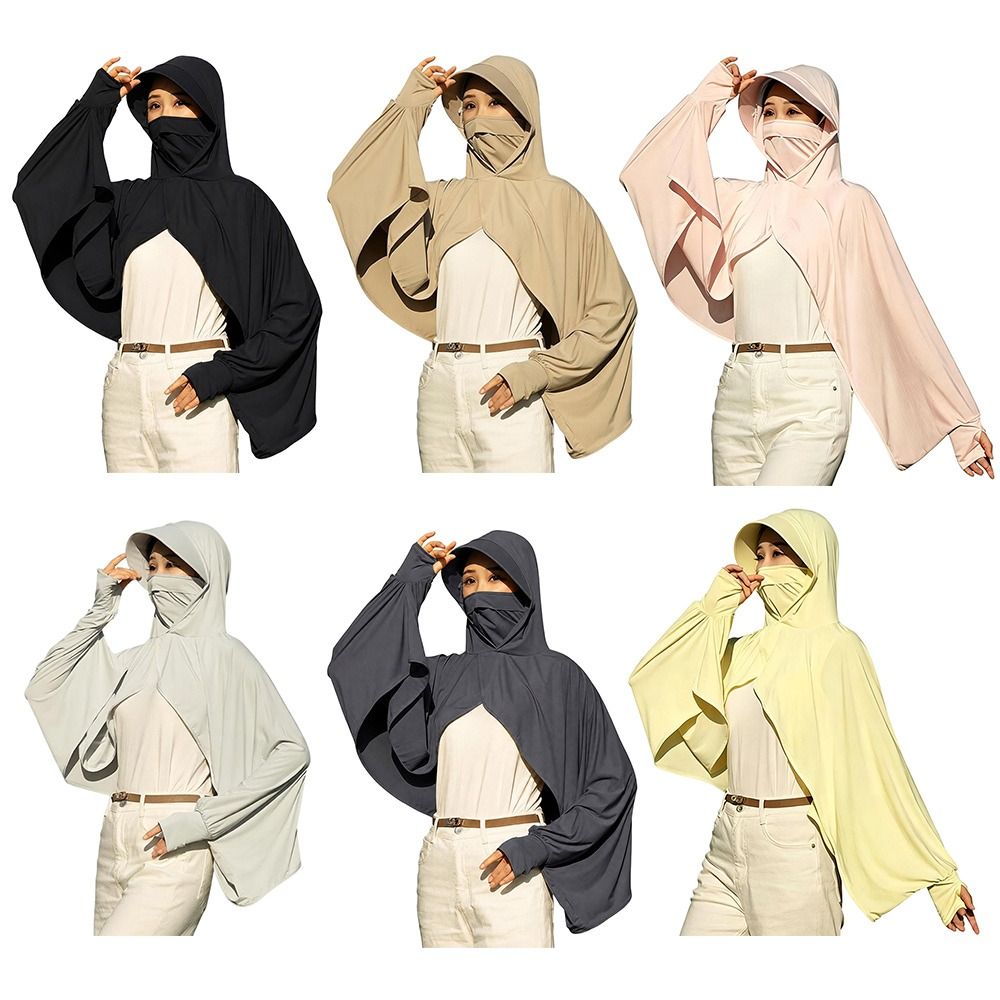 Summer Clothing Drive - Ice Silk Sunscreen Shawl Long Sleeve