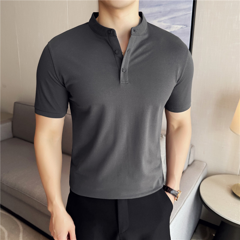 Men Short Sleeved Polo Shirt S - Summer Light Clothing review and price