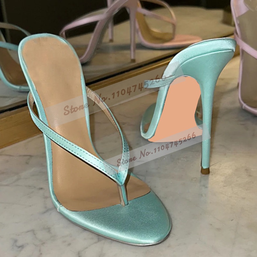Light Green Satin Clip Toe Hig - Summer Light Clothing review and price