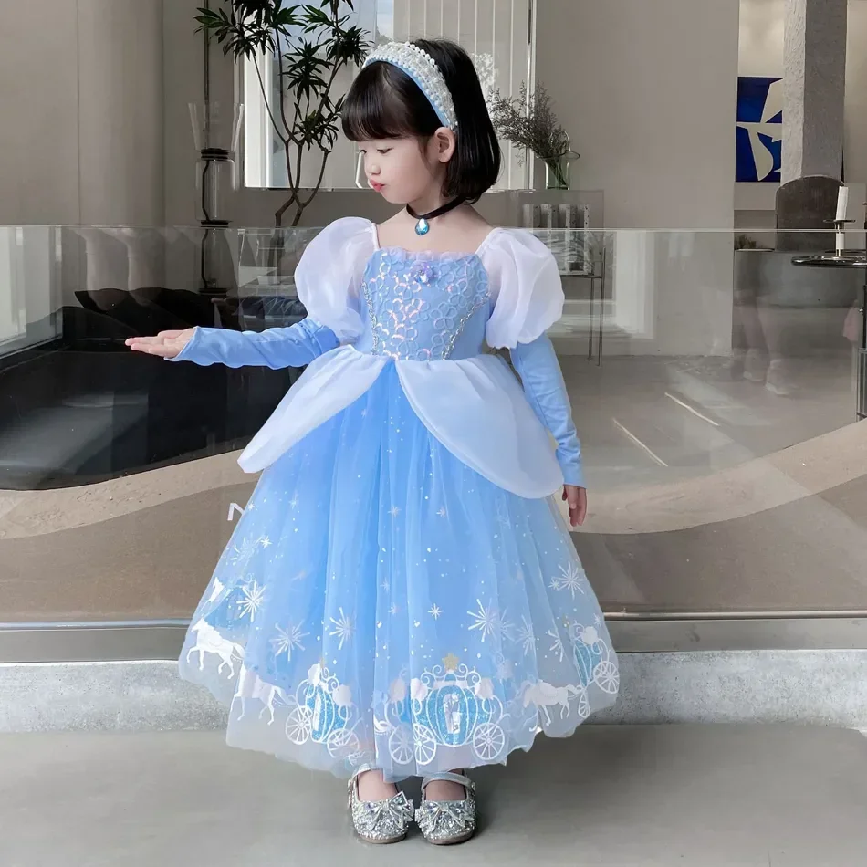 Cinderella Princess Cosplay Dr - Summer Clothing For Kids Girls review and price
