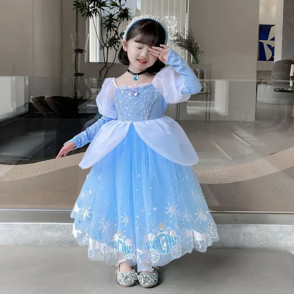 Cinderella Princess Cosplay Dr - Summer Clothing For Kids Girls review and price