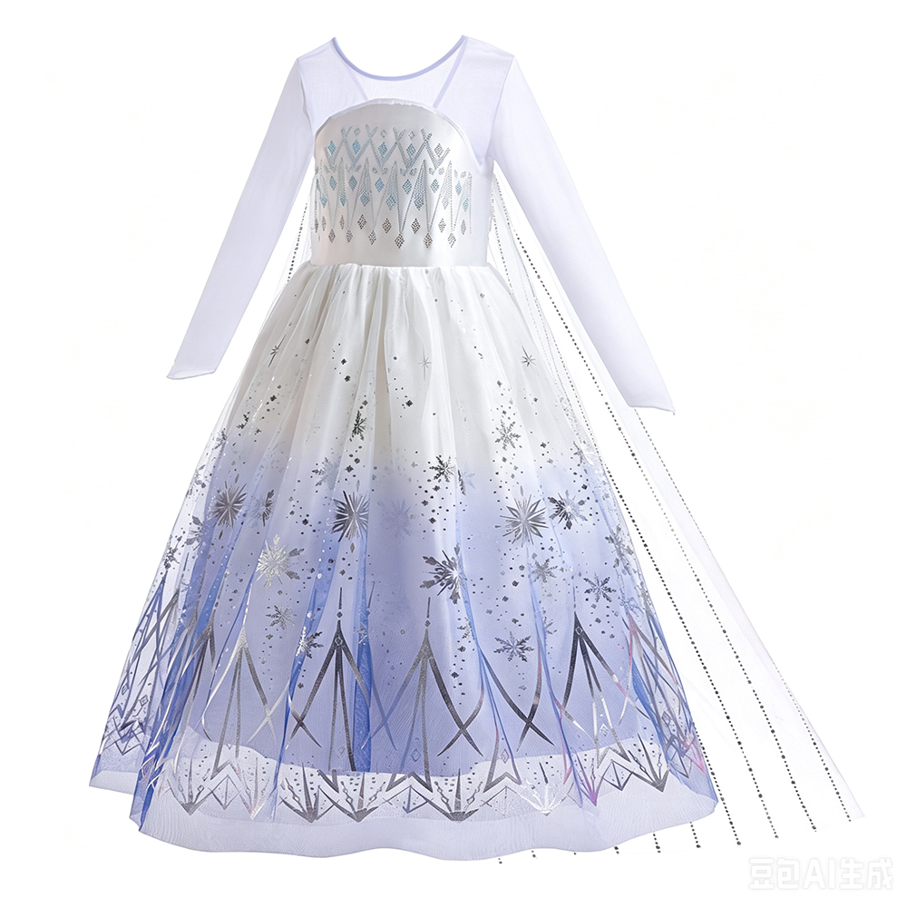 White Elsa Dresses Girls Birth - Summer Clothing For Kids Girls review and price