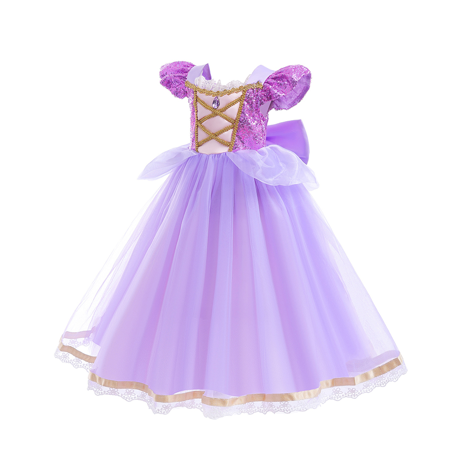 Summer Rapunzal Girl Princess  - Summer Clothing For Kids Girls review and price
