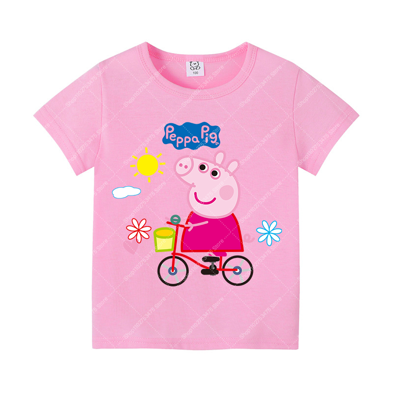 Kids Girl Cute Cotton T-shirt  - Summer Clothing For Kids Girls review and price