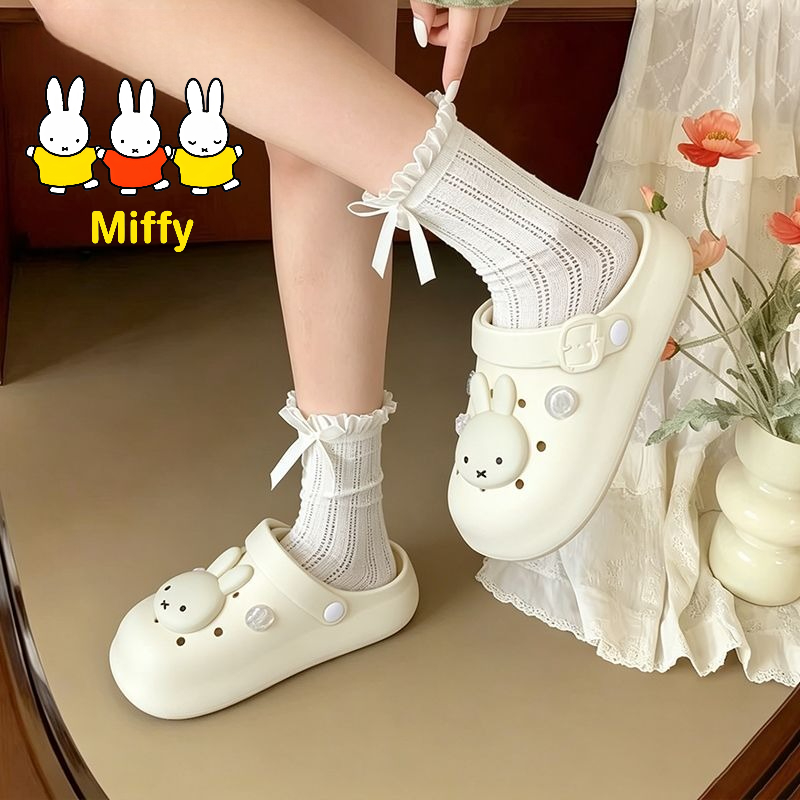 Kawaii Miffy Slippers Cute Car - Summer Away Clothing review and price