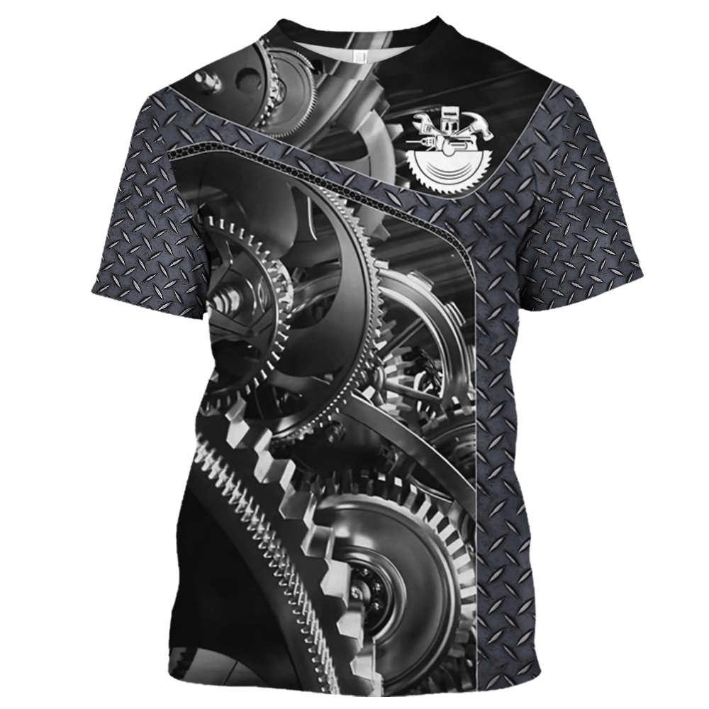 Vintage T-Shirt Mechanic 3D Pr - Summer Clothing Name review and price