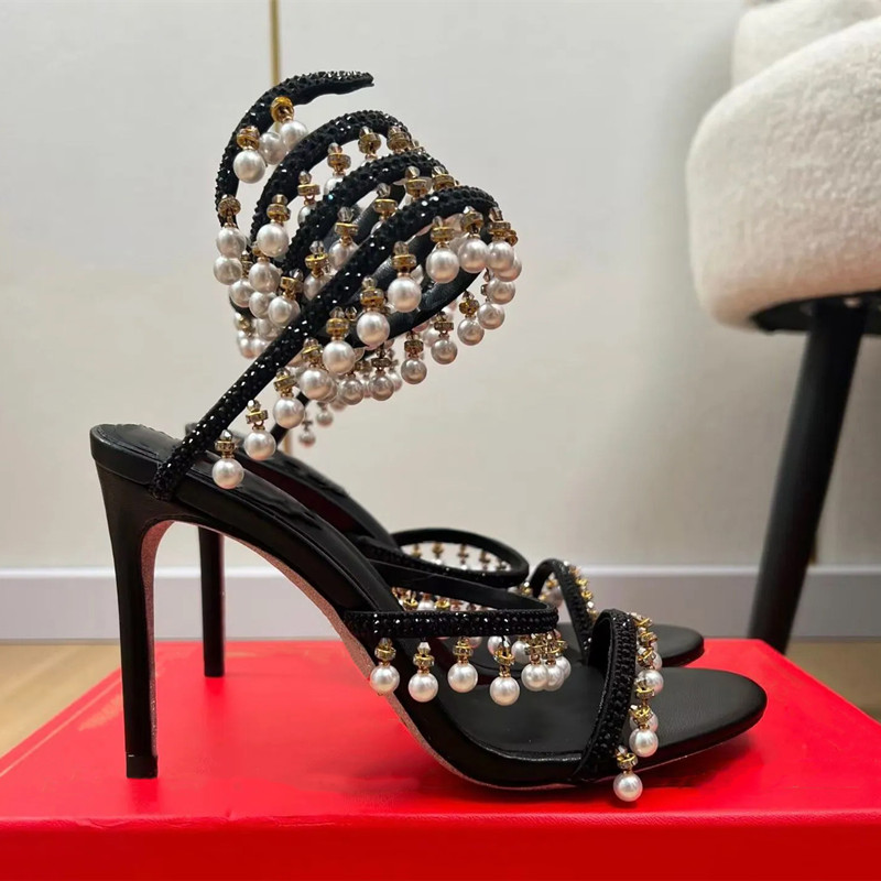 Luxury Rhinestones Pearls Tass - Summer Clothing Dress review and price