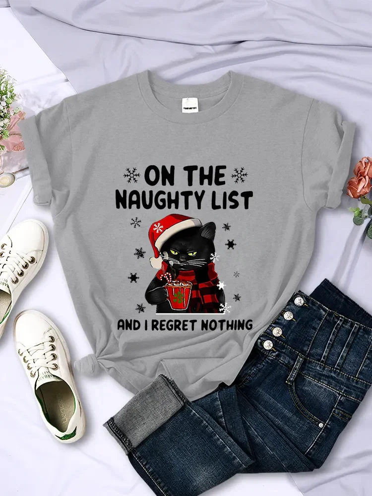 CHRISTMAS Female T-Shirts SANT - Summer Clothing List review and price