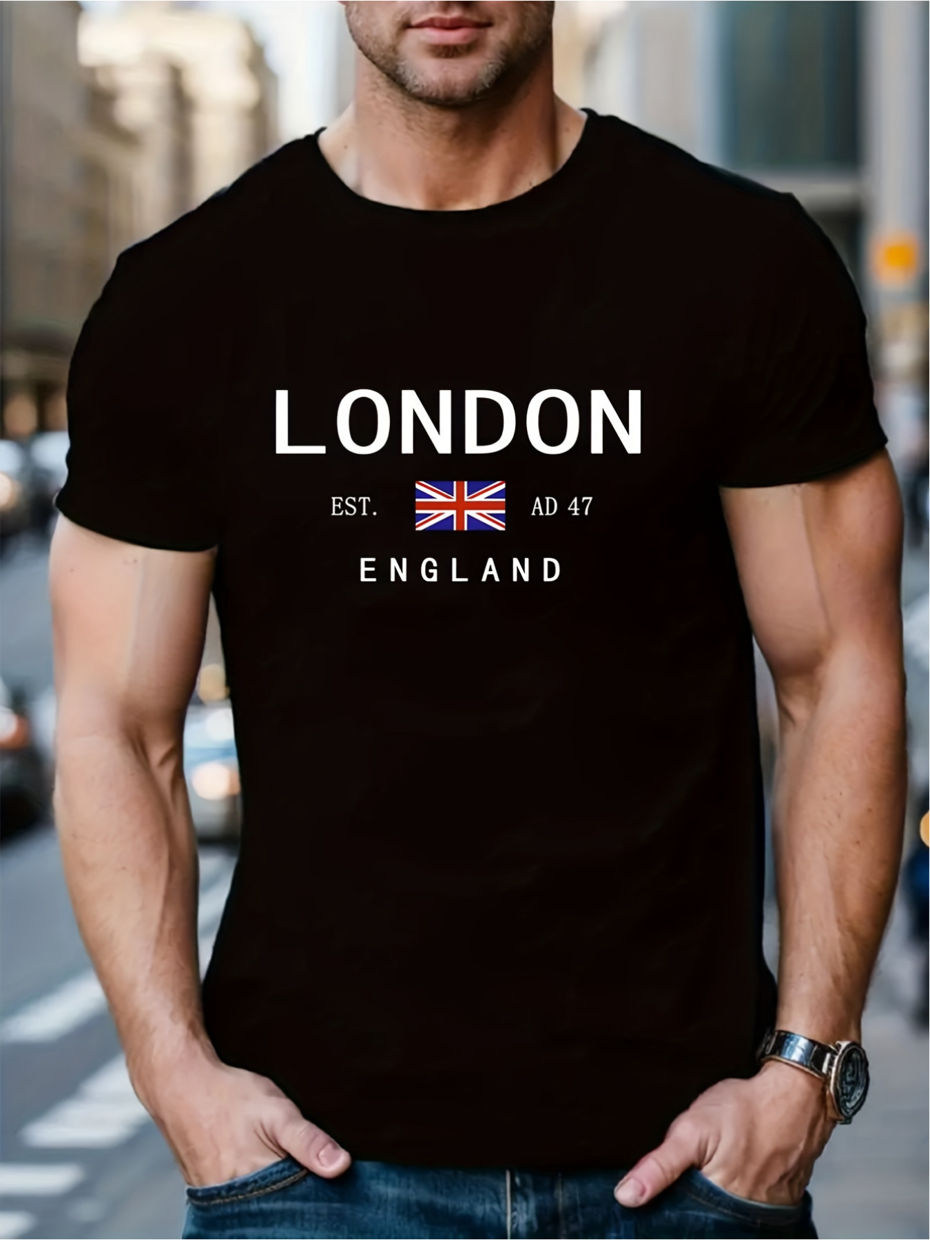 London ENGLAND Print Men Women - Summer Clothing London review and price