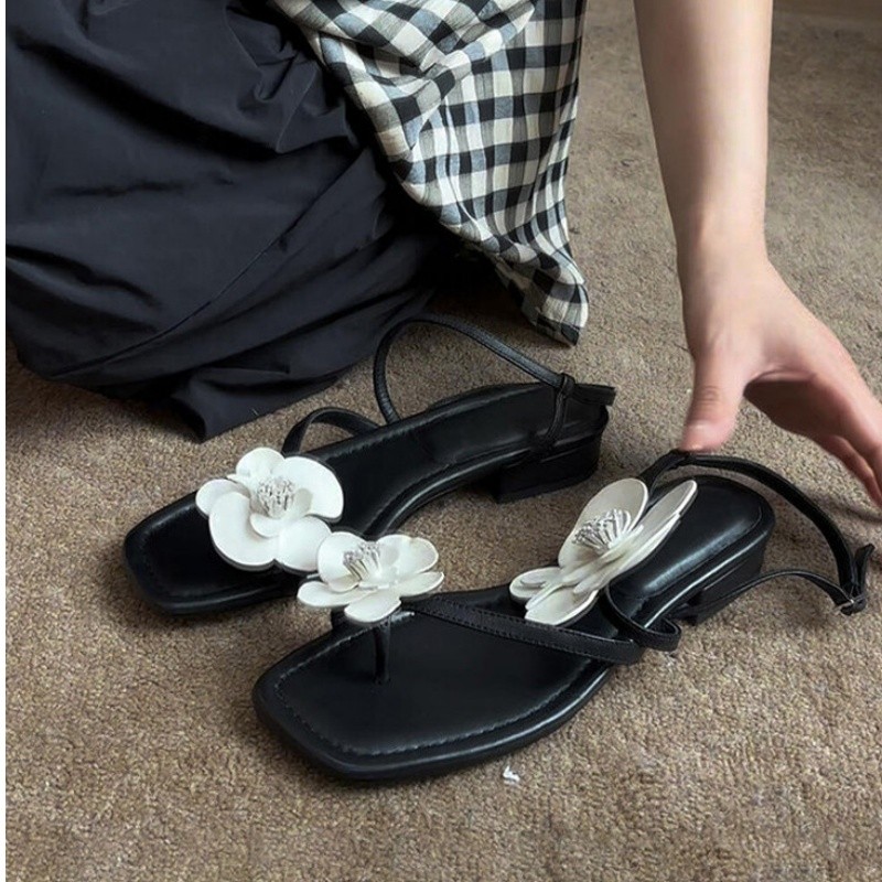 Wonen  Flower Clip Toe High Sa - Summer Clothing Dress review and price
