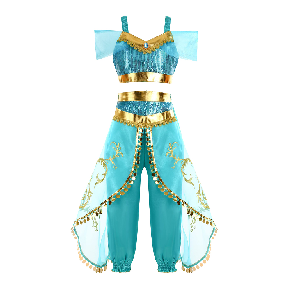 Girls Jasmine Fantasy Costume  - Summer Clothing For Kids Girls review and price