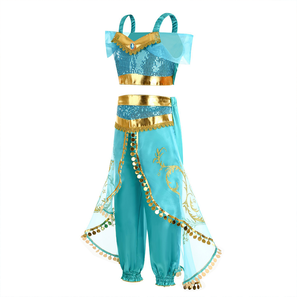 Girls Jasmine Fantasy Costume  - Summer Clothing For Kids Girls review and price