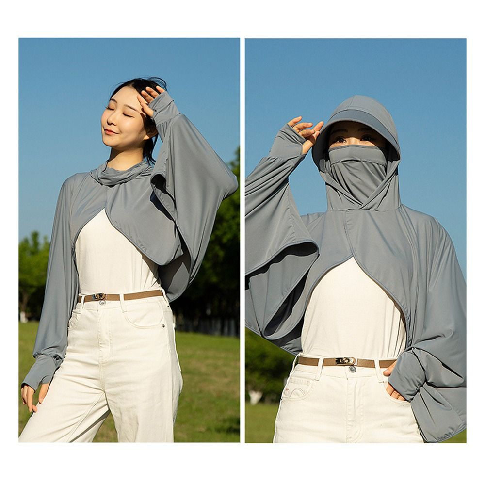 Ice Silk Sunscreen Shawl Long  - Summer Clothing Drive review and price