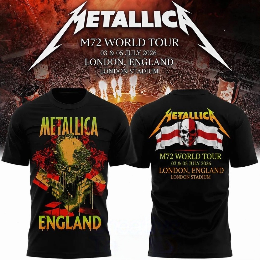 Metallica 2026 M72 World Tour  - Summer Clothing London review and price