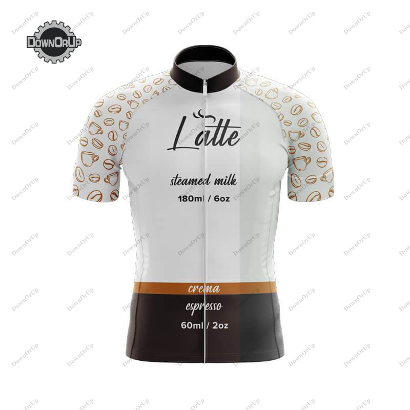 Coffee List Latte Cycling Jers - Summer Clothing List review and price