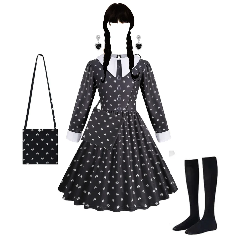 Black Costumes Dress for Girls - Summer Clothing For Kids Girls review and price