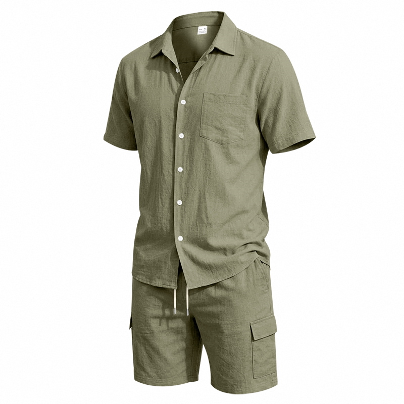 Men Summer American Linen Two  - Summer Clothing Trends review and price