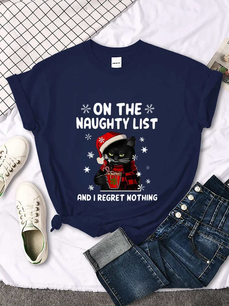 CHRISTMAS Female T-Shirts SANT - Summer Clothing List review and price