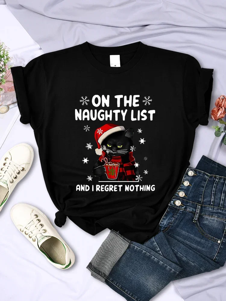 CHRISTMAS Female T-Shirts SANT - Summer Clothing List review and price
